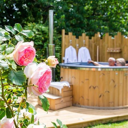 Cabane En Bois Avec Bain Nordique Asnieres-sur-Vegre Ngoại thất bức ảnh